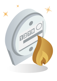 compteur gaz