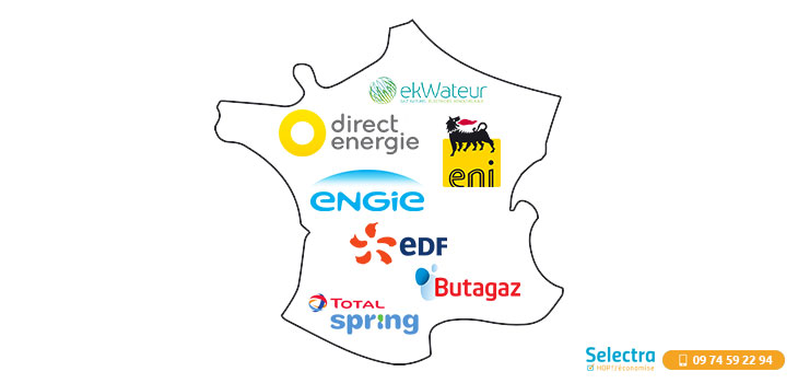 Les fournisseurs de gaz naturel en 2018 pour les particuliers et pros