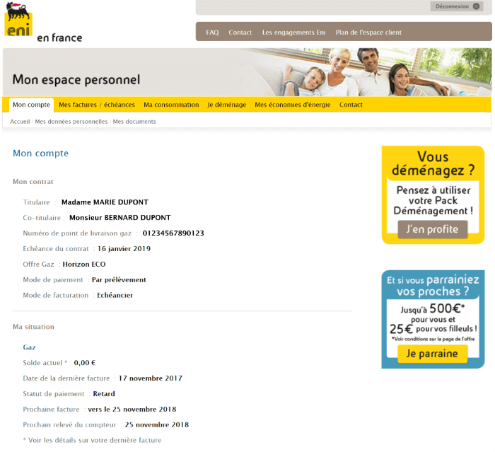 Eni Mon Compte