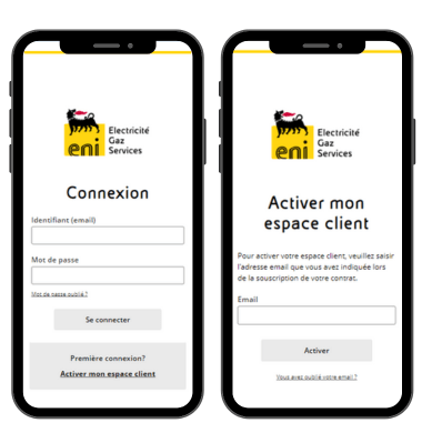 Création Eni espace client