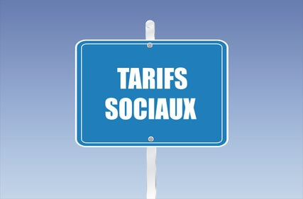 Panneau tarif social
